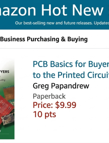 Amazon listing of PCB Basics for Buyers